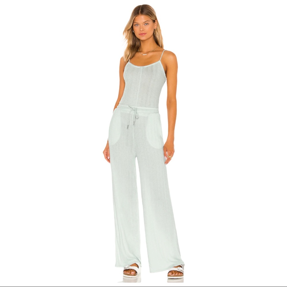 Lovers + Friends Madrid Pant in Mist Blue (L)